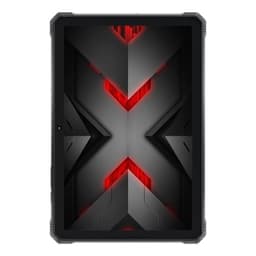 Hotwav R9 Ultra 11 8GB/512GB 5G Vermelho Rugged com tela grande, bordas reforçadas, design robusto em preto com detalhes vermelhos em V iluminados